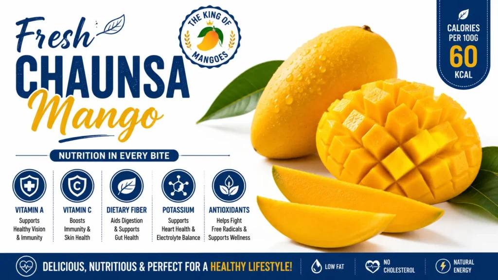 Chaunsa Mango Calories, Nutrition & Health Facts – Complete Guide 3
chaunsa nutrition icon