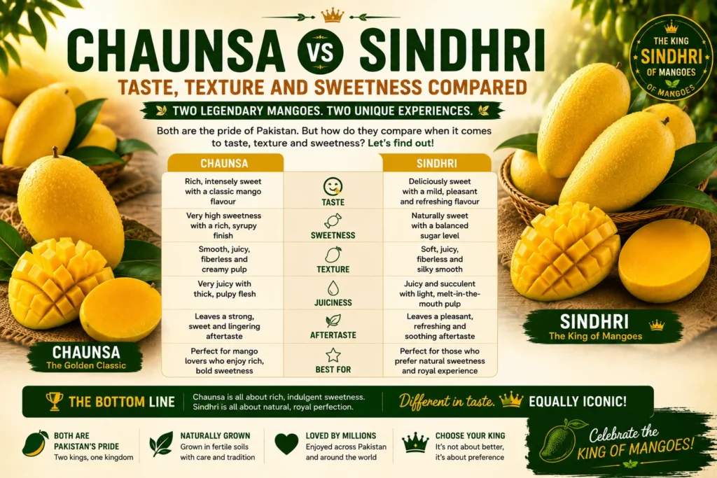 [Download the WEBP file](sandbox:/mnt/data/chaunsa-vs-sindhri-comparison.webp)**Alt Text:**
Chaunsa vs Sindhri mango taste texture and sweetness comparison infographic
