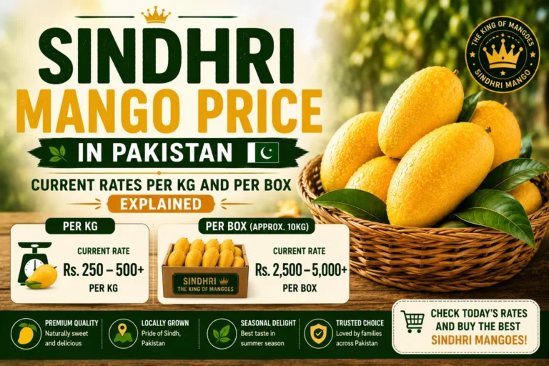 [Download the WEBP file](sandbox:/mnt/data/sindhri-mango-price-pakistan.webp) **Alt Text:** Sindhri mango price in Pakistan per kg and per box guide