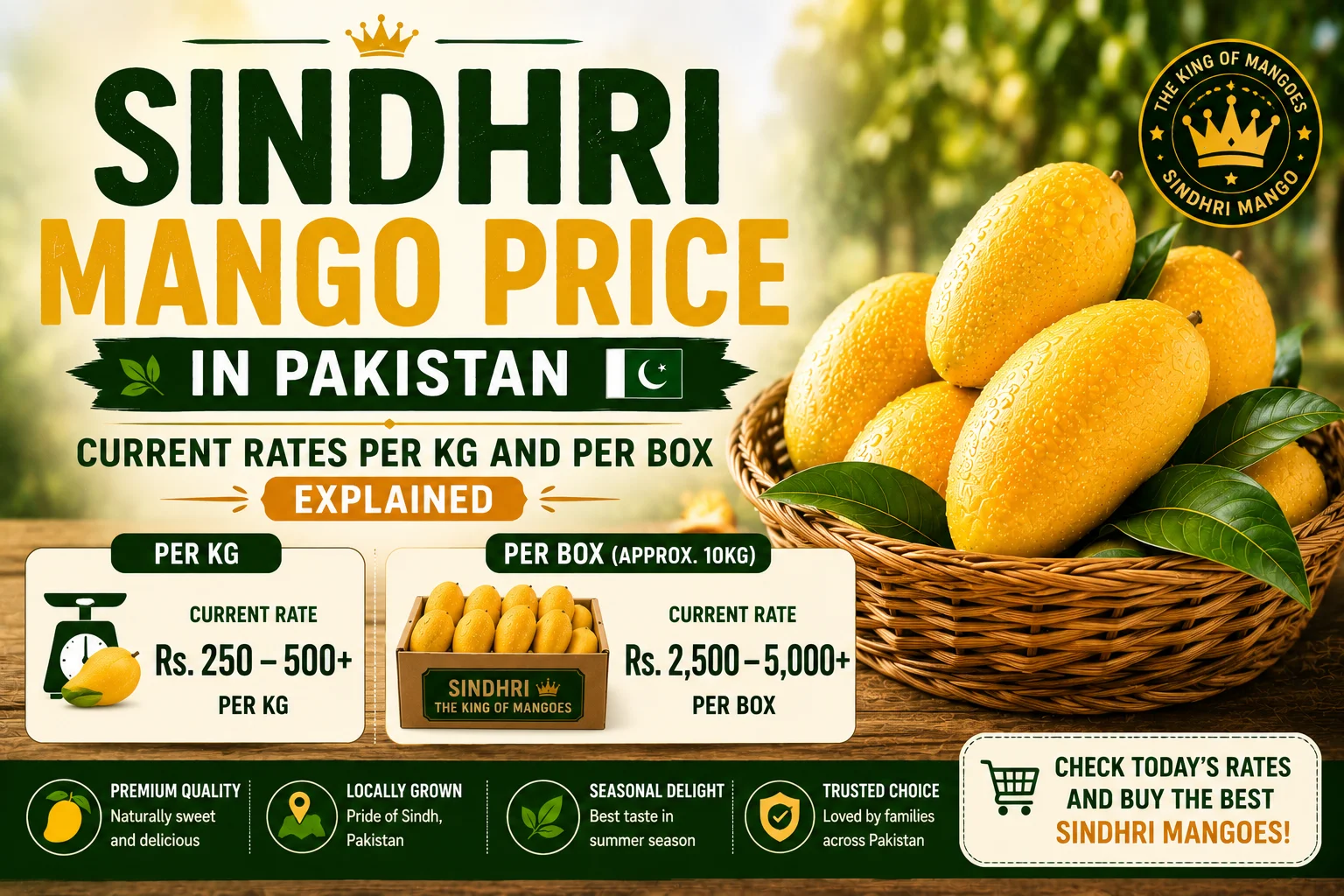 [Download the WEBP file](sandbox:/mnt/data/sindhri-mango-price-pakistan.webp) **Alt Text:** Sindhri mango price in Pakistan per kg and per box guide