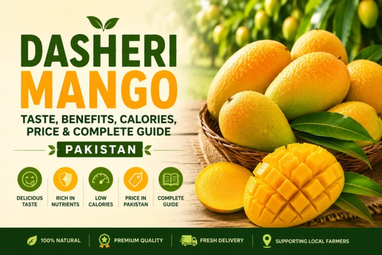 Dasheri Mango — Taste, Benefits, Calories, Price & Complete Guide Pakistan 1 Fresh Dasheri mango with taste benefits calories price and complete guide for Pakistan